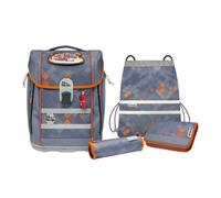 McNeill Schulranzen-Set McLight 2 6tlg. FIRE