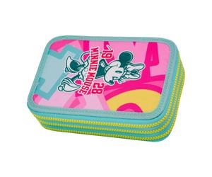 McNeill Schulzubehör CoolPack Etui gefüllt, 3-Zip -Kollektion Disney MINNIE MOUSE