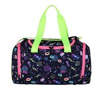 McNeill Sporttasche Capybar für Jungen und Mädchen - Freizeittasche für 80's Musikfans - Sportbeutel mit Nassfach - Coole Strandtasche Neon Retro Look - Unkomplizierte Duffelbag für unterwegs