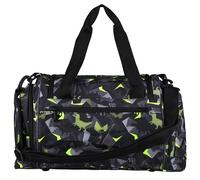 McNeill Sporttasche Dinopark für Jungs - Sport- und Freizeittasche für Dino-Fans - Sportbeutel mit Nassfach - Coole Duffelbag mit geometrischen Mustern und T-Rex