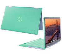 mCover Hartschalen-Schutzhülle, nur kompatibel mit HP Chromebook x360 14B-CD0000 Series Laptops (nicht für andere HP Chromebook und Windows Notebook-PCs) Grün