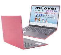 mCover Hartschalen-Schutzhülle, nur kompatibel mit HP OmniBook X 14-FExxxx Serie Windows AI-PC-Laptops (2024-2025) (14 Zoll / 35,6 cm) - Rosa