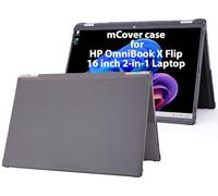 mCover Nur kompatibel mit HP OmniBook X Flip 16-ASxxxx 16-AUxxxx 16-ARxxxx 16-BExxxx 2-in-1 Windows-Laptop-PC (nicht für andere HP-Modelle geeignet), Schwarz