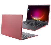 mCover Schutzhülle nur kompatibel mit 2023-2024 15,6 Zoll HP Laptop 15-FCxxxx/15-FDxxxx Serie Windows Notebook-PC (Nicht für andere HP-Laptop-Modelle), Rot