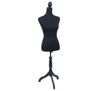 MCW Schneiderpuppe Q24 Weiblich Schaumstoff Abnehmbarer Bezug Schwarz