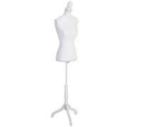 MCW Schneiderpuppe T220 Torso Weiblich Schaumstoff Weiß mit Spitze