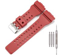 MCXGL 16mm Resin Strap Kompatibel mit Casio G-Shock GA-110 GA100 GD120 GD100 GA700 Herren Gummi Uhrenarmband Ersatz Armband