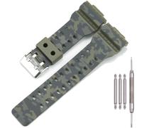 MCXGL 16mm Resin Strap Kompatibel mit Casio G-Shock GA-110 GA100 GD120 GD100 GA700 Herren Gummi Uhrenarmband Ersatz Armband