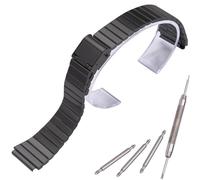 MCXGL 18 mm Edelstahl-Armband, kompatibel mit Casio A700W, A158WA, A168WA, AE1000, klassisches Armband, Unisex, Ersatzarmband, 18mm, Edelstahl-Uhrenarmband