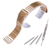 MCXGL 18 mm Edelstahl-Armband, kompatibel mit Casio A700W, A158WA, A168WA, AE1000, klassisches Armband, Unisex, Ersatzarmband, 18mm, Edelstahl-Uhrenarmband