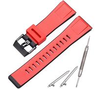 MCXGL Harz Armband Kompatibel mit Caiso GA-2000 PRG-600 650 PRW-6600 Herren Gummi Sport Wasserdicht 24mm Armband Uhrenarmband Zubehör