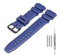 MCXGL Naturharz Uhrenarmband Kompatibel mit Casio AE-1200 SGW-300H MRW-200H W-735H wasserdichtes Sport Gummiband