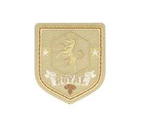 mdc Aufnäher zum Aufbügeln, klassisch, Beige, 5 cm x 4,5 cm