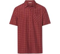 VAUDE Men's Albsteig Shirt III, Herren Kurzarm-Hemd zum Wandern, Carmine/Mars red, M