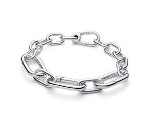 ME Armband für Damen, aufklappbare Links, 925er Silber