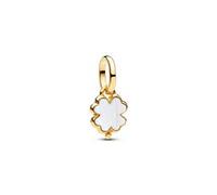 ME Charm-Anhänger für Damen Kleeblatt, IP Gold