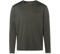 VAUDE Herren Langarmshirt Essential LS T-Shirt, schnelltrocknend und pflegeleicht, atmungsaktiv, Khaki, XXL