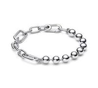 ME Metallperlen und Gliederkettenarmband, 925er Silber