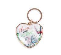 Me To You Bear Herz Oasis Emaille Schlüsselanhänger, Rosa, Grün, Einheitsgröße