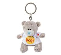 Me to You Tatty Teddy Plüsch-Schlüsselanhänger "My Keys", offizielle Kollektion, grau, S