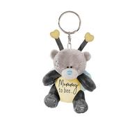 Me to You Tiny Tatty Teddy Mummy to Bee Plüsch-Schlüsselanhänger - Niedliche Schwangerschaft, 8 cm hoch - Offizielle Kollektion
