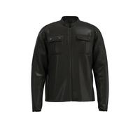 Mechanic Herren Leder Jacke, M M schwarz
