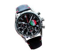 Mechanische Herrenuhr - mechanische Uhren für Männer | automatische Anzeige 'Modeuhr | Waterproof Auto Watch, eleganter Chronograph Herren mit Lederarmband, Accessoire, schwarz, riferimento alla