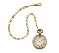 Mechanische Taschenuhr mit Kette gold | Wir machen Party.de |