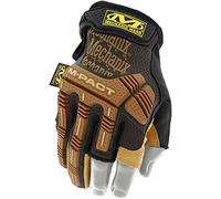 Mechanix Wear M-Pact® Leather Framer Handschuhe (Large, Braun/Schwarz)