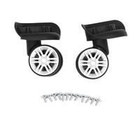 MechKit Kofferrollen Ersatzrollen, 1 Paar Drehbare Reisekoffer Räder Leise Stoßdämpfung Gepäckkoffer Rollen Ersatz