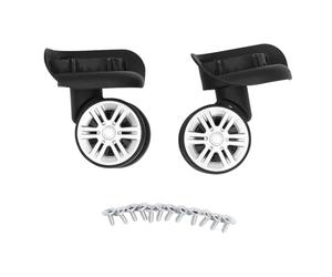 MechKit Kofferrollen Ersatzrollen, 1 Paar Drehbare Reisekoffer Räder Leise Stoßdämpfung Gepäckkoffer Rollen Ersatz