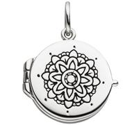 Medaillon rund für 1 Foto 925 Sterling Silber