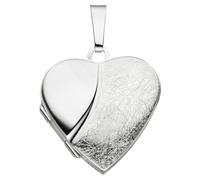 Medallionanhänger JOBO "Anhänger Medaillon Herz", silber (silber 925), Schmuckanhänger, Damen, Silber 925 (Sterlingsilber), 925 Silber (25340200-0) silber 925