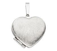 Medallionanhänger JOBO "Anhänger Medaillon Herz", silber (silber 925), Schmuckanhänger, Damen, Silber 925 (Sterlingsilber), 925 Silber (70803317-0) silber 925