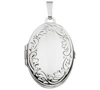 Medallionanhänger JOBO "Anhänger Medaillon oval", silber (silber 925), Schmuckanhänger, Damen, Silber 925 (Sterlingsilber), 925 Silber (78674635-0) silber 925