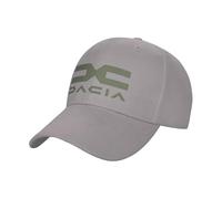 MEDAPI Auto Basecap für Dacia 2023, Männlich und Weiblich Einstellbares Baseballmütze Reisemütze Rennmütze ZubehöR,A-Grey