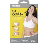 Medela Umstands- und Still-BH 3in1 mit Abpump-Funktion Nursing and Pumping M weiß
