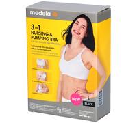 Medela 3in1 nursing & pumping BH L schwarz 1 St Bustier