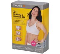 Medela 3in1 nursing & pumping BH XL weiß 1 St Bustier