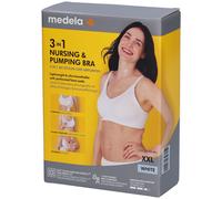 Medela 3in1 nursing & pumping BH XXL weiß 1 St Bustier