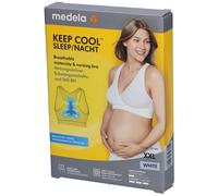 Medela Keep Cool Schlaf BH XXL weiß 1 St Bustier