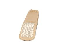 Medi-Inn+ Anti-Rutsch-Socken braun - Größe XL - 1 Paar - zweiseitig genoppt, latexfrei - Unisex für Kinder & Erwachsene - Rutschfeste Stoppersocken