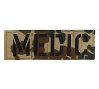Medic Klett Patch 5x15cm First Aid Patch für Taktische und zivile Rettungsrucksäcke, Rettungswesten, Schutzwesten, Plattenträger, medizinische Taschen