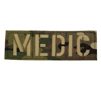 Zentauron Medic Klett Patch 5x15cm First Aid Patch für Taktische und zivile Rettungsrucksäcke, Rettungswesten, Schutzwesten, Plattenträger, medizinische Taschen