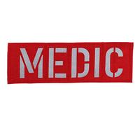 Zentauron Medic Klett Patch 5x15cm First Aid Patch für Taktische und zivile Rettungsrucksäcke, Rettungswesten, Schutzwesten, Plattenträger, medizinische Taschen
