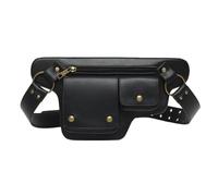 Medieval Belt Bag - Renaissance Pouch for Festival Wear | Pu Leather with Multi Pocket Design, Adjustable Waist Pack, Costume Organizer for Men, Women, Pirate, Cosplay, Travel