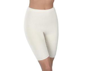 Medima Classic Damen-Schlüpfer lang 50% Angora weiß - Größen S