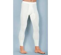 Medima Classic Herrenhose lang mit Eingriff 20% Angora, weiß - Größe XXL
