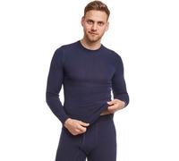 Medima Herren Unterhemd langarm 20% Angora - Größe: XL - Farbe: blau