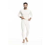 Medima Herren Hose lang mit Eingriff - Angora 100 weiss L